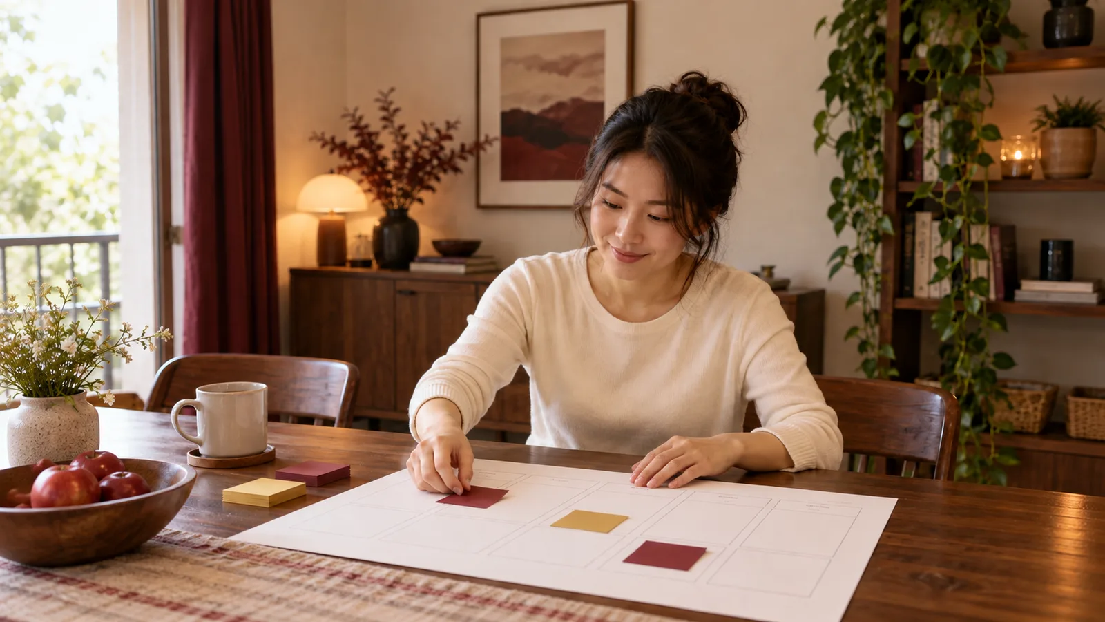 成年女性整理一週可出勤時段