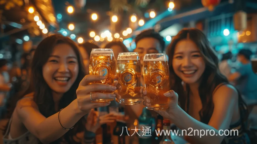 酒店遊戲 中聚會黑白猜，酒桌歡笑時光